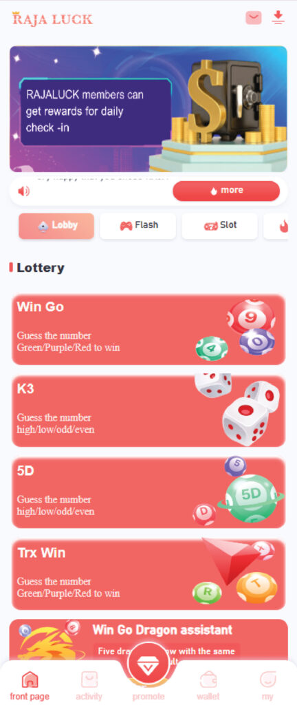 Explore Raja Luck’s Popular Games